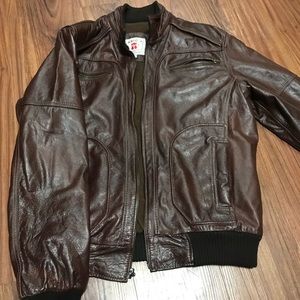 Brown Leather Jacket: 2 Day Sale!!!